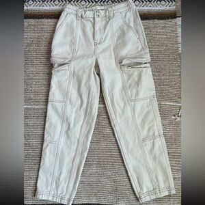 PacSun White Bone Cargo Utility Pants